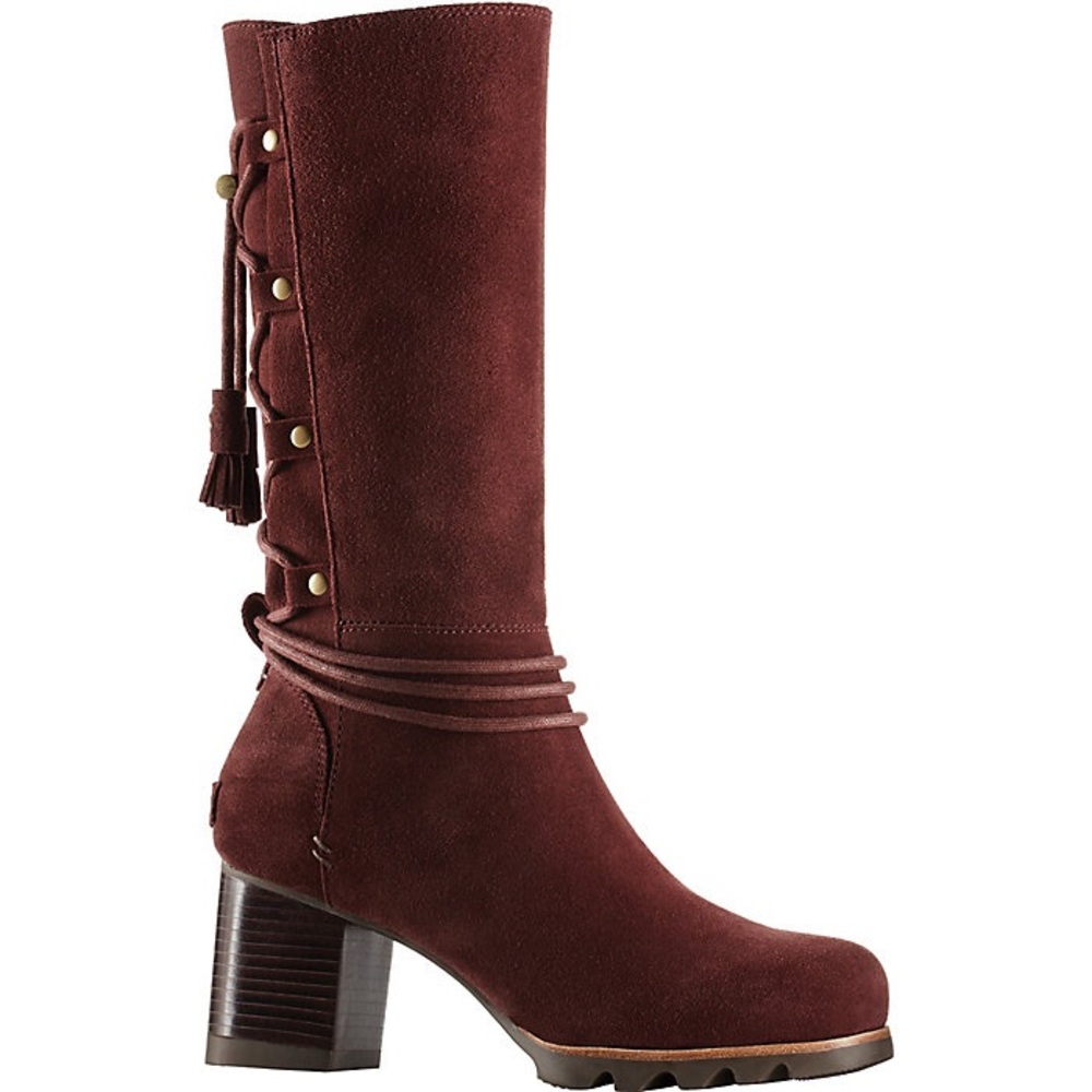 Sorel suede heeled boots